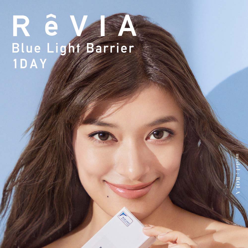 レヴィアブルーライトバリアワンデークリア（ReVIA Blue Light Barrier 1DAY CLEAR）の画像1枚目